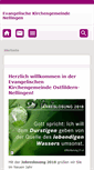 Mobile Screenshot of evkinellingen.de
