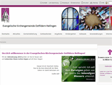 Tablet Screenshot of evkinellingen.de